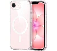 Étui de téléphone de charge sans fil magnétique de luxe avec un dos transparent pour iPhone 17 E, 16, 15, 14 Plus, 13 Pro Max, 12, 11, Mini iPhoneX,iPhone 12,iPhone 12 Mini,iPhone 12 Pro,iPhone 12 Pro