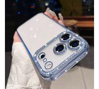 Étui de téléphone de luxe avec strass électroplaqués et paillettes compatible avec iPhone 17 16E 15 14 13 12 11 X XS Max XR Pro Plus Galaxy S26 A02S -A07 A12-A17 A22-A26 A32-A36 A50-A56 S20-S25 Honor