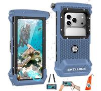Étui de téléphone de plongée de 30 m, boîtier sous-marin à écran tactile complet pour iPhone 17/16/15/14/13/12 Pro Max et Samsung Galaxy S24/S23/S22/S21, IPX8 Étui étanche pour photo/vidéo (Gen 5