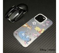 Étui de téléphone Disney Winnie l'ourson Fleurs de cerisier, convient pour les séries iPhone 17/17 Pro/17 Pro Max/17 Air/16/15/14/13/12/11/X. Étui iPhone 17 Pro Max, étui iPhone 17 Pro, étui iPhone 17