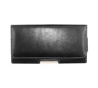 Étui de Téléphone en Cuir Véritable, Pochette de Ceinture pour Téléphones Portables, Housse Téléphone Portable Universel Holster Téléphone avec Clip Ceinture et Fermeture Magnétique pour Smartphone