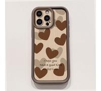 Étui de téléphone en silicone avec motif en forme de cœur, spécialement compatible avec iPhone 16 Pro Max, 15 Plus, 14, 13, 12, 11/S25 Ultra/Compatible avec Redmi Note 14/Compatible avec OPPO/Compatib