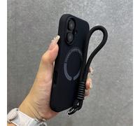 Étui de téléphone en silicone liquide compatible avec iPhone 17 Pro Max, 17 Pro, 17 Air, 17, 16, 15, 14, 13, 12, 11 Pro Max, 15 Plus, compatible avec la recharge sans fil magnétique, offre une protect