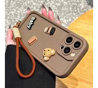 Étui de téléphone en silicone mignon d'ours compatible avec iPhone 16/16 Pro/16 Pro Max, 15, 14 Pro/13/12/11 Pro Max/X/XR, 14 Plus, 7/8, SE, Galaxy A05/A05S, S20 FE, S24 Ultra, Redmi 13C/14C/A3, OPPO 