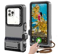 Étui de téléphone professionnel 2025 étanche, pour plongée en plein air, plongée avec tuba, natation, surf, écran tactile sous-marin pour iPhone 16 Pro Max, Samsung S25 Ultra pas plus de 6,9 pouces