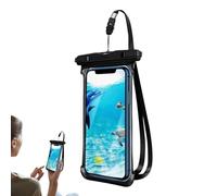 Étui de téléphone étanche avec cordon - Pochette flottante transparente pour écran tactile | Sac léger et anti-poussière pour voyage, vacances, randonnée, croisière, natation, plongée avec tuba, kayak