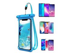 Étui de téléphone étanche - Étui de téléphone pour la natation | Imperméable, protection ultime | Pochette flottante pour la plongée avec tuba, coque transparente pour le bateau | Équipement étanche
