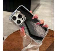 Étui de téléphone haut de gamme avec finition miroir compatible avec Apple 11 12 13 14 15 16 Plus/Pro Max, Galaxy S21 22 23 24 25 Plus/Ultra, Pixel 6 7 8 9, convient pour l'été, étanche, antichoc, ant