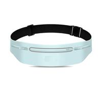 Étui de téléphone invisible en tissu résistant avec design sans rebond pour le sport, les entraînements et la course à pied réfléchissants, bleu ciel, Taille unique