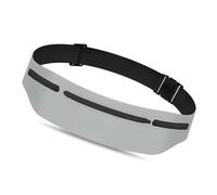 Étui de téléphone invisible en tissu résistant pour la course à pied, sac banane sans rebond, design pour les entraînements sportifs, sac banane réfléchissant, Couleur grise., Taille unique