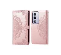 Etui de télephone Mandala pour Oppo A80 5G - Rose Doré