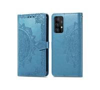 Etui de télephone Mandala pour Samsung Galaxy A52(s) (5G/4G) - Turquoise