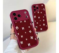 Étui de téléphone mignon avec nœud papillon peint aux UV, antichoc, compatible avec iPhone 17, 16, 15, 14, 13 et S26, S25, S24, Honor 400Lite, 200Pro, Honor A5, X9, X8, X6, 9X, Smart 6/7/8/9/10, 14T,