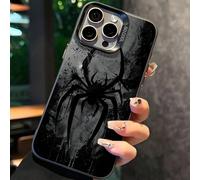 Étui de téléphone motif toile d'araignée mode antichoc, étui de téléphone givré mat créatif antichoc, cadeau de vacances, compatible avec iPhone 7/8/X/XS/XR/11/12/13/14/15/16 Pro Max, A33(5G)/A32(4G)/