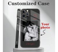 Étui de téléphone personnalisé avec photo, convient aux couples, anniversaires, anniversaires, portraits personnels, animaux de compagnie, compatible avec A15/A14/A13, S23 22 Ultra/11 XR 12 13 14 15 1