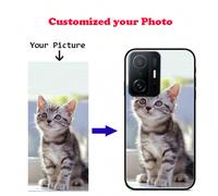 Étui de téléphone personnalisé avec photo, housse de protection en silicone, cadeau d'anniversaire créatif chat, impression d'animal à la mode, stylé, coloré, mignon, minimaliste, kawaii, étuis de tél