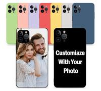 Étui de téléphone personnalisé pour iPhone 16 15 14 23 Mini Pro Max Plus Concevez Votre Propre étui Photo/Texte/Logo personnalisé Cadeau Unique pour la Famille et Les Amis