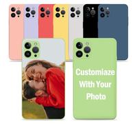 Étui de téléphone personnalisé pour iPhone 16 15 14 23 Mini Pro Max Plus Concevez Votre Propre étui Photo/Texte/Logo personnalisé Cadeau Unique pour la Famille et Les Amis
