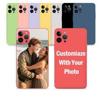 Étui de téléphone personnalisé pour iPhone 16 15 14 23 Mini Pro Max Plus Concevez Votre Propre étui Photo/Texte/Logo personnalisé Cadeau Unique pour la Famille et Les Amis