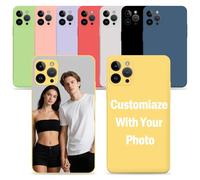 Étui de téléphone personnalisé pour iPhone 16 15 14 23 Mini Pro Max Plus Concevez Votre Propre étui Photo/Texte/Logo personnalisé Cadeau Unique pour la Famille et Les Amis