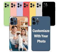 Étui de téléphone personnalisé pour iPhone 16 15 14 23 Mini Pro Max Plus Concevez Votre Propre étui Photo/Texte/Logo personnalisé Cadeau Unique pour la Famille et Les Amis