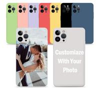 Étui de téléphone personnalisé pour iPhone 16 15 14 23 Mini Pro Max Plus Concevez Votre Propre étui Photo/Texte/Logo personnalisé Cadeau Unique pour la Famille et Les Amis