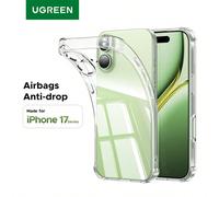 Étui de téléphone portable de la série Airbag transparent en cristal UGREEN compatible avec l'iPhone 17 Air Pro Max iPhone 17,Apple iPhone Air,iPhone 17 Pro,iPhone 17 Pro MaxUnicoloreTPU