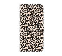 Étui de téléphone portable en PU à motif léopard, style portefeuille anti-dérapant et anti-chute, convenant à une large gamme de marques et modèles de téléphones portables Galaxy S8,Galaxy S8+,Galaxy 