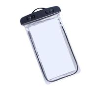 Étui de téléphone portable étanche pour la natation, lumineux, flottant, avec cordon tour de cou, pour piscine, natation, bateau, plongée, croisière, , camping, randonnée, extérieur, , Noir