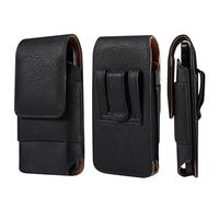 Étui de téléphone portable pour Samsung Galaxy A15 A25 A16 A55 A56 A35 A36 S25 Ultra S24 Ultra iPhone 16 Pro Max 15 Plus 14 Pro Max Google Pixel 8 Pro 7 Pro Clip Loop Pouch (Noir)