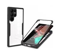 Étui de téléphone portable tout compris en matériau TPU à 360 ° pour Samsung Le noir Samsung Galaxy S21 Ultra