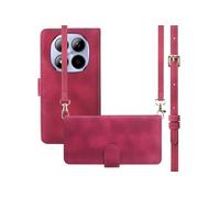 imoshion imoshion Etui de télephone portefeuille avec cordon pour Xiaomi Redmi Note 15 Pro (4G) Rouge Rouge
