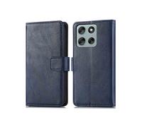 imoshion imoshion Étui de télephone portefeuille de luxe Motorola Moto G56 Bleu foncé Bleu foncé