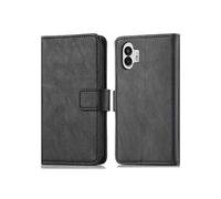 Etui de télephone portefeuille de luxe pour Nothing Phone (2) - Noir