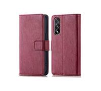 imoshion imoshion Étui de télephone portefeuille de luxe OnePlus Nord 5 Bordeaux Rouge