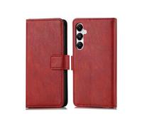 imoshion imoshion Étui de télephone portefeuille de luxe pour Samsung Galaxy A35 Rouge Rouge