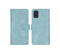 imoshion Étui de télephone portefeuille de luxe pour Samsung Galaxy A51 - Bleu clair