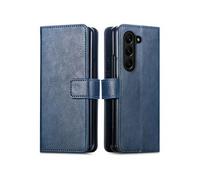 imoshion Étui de télephone portefeuille de luxe pour Samsung Galaxy Z Fold 5 - Bleu foncé