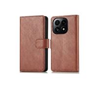 imoshion imoshion Étui de télephone portefeuille de luxe Xiaomi 15T Marron Marron