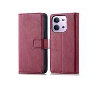 imoshion imoshion Étui de télephone portefeuille de luxe Xiaomi Redmi 15C (5G) Bordeaux Rouge