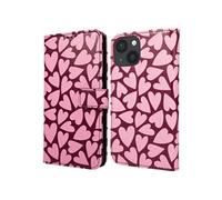 imoshion imoshion Étui de télephone portefeuille Design pour iPhone 14 Hearty Blush Multicolore