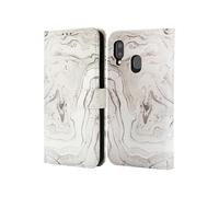 Etui de télephone portefeuille Design pour Samsung Galaxy A20e - Sandy Marble
