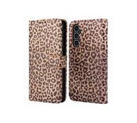 imoshion imoshion Étui de télephone portefeuille Design pour Samsung Galaxy A54 (5G) Leopard Mood Multicolore