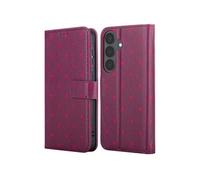imoshion imoshion Étui de télephone portefeuille Design pour Samsung Galaxy S26 Crush Check Coral Dust Rouge