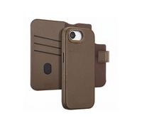 Accezz Accezz Étui de télephone portefeuille en cuir 2-en-1 avec MagSafe iPhone 17e / 16e Marron café Marron