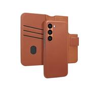 Accezz Étui de téléphone portefeuille en cuir 2-en-1 avec MagSafe pour Samsung Galaxy S23 - Sienna Brown