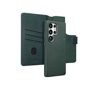 Accezz Étui de télephone portefeuille en cuir 2-en-1 avec MagSafe pour Samsung Galaxy S25 Ultra - Cedar Green