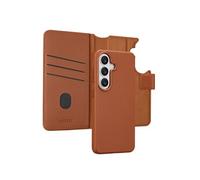 Accezz Accezz Étui de télephone portefeuille en cuir 2-en-1 avec MagSafe pour Samsung Galaxy S26 Sienna Brown Marron