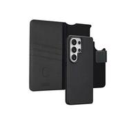Etui de télephone portefeuille en cuir 2-en-1 avec MagSafe pour Samsung Galaxy S26 Ultra - Onyx Black