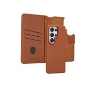 Etui de télephone portefeuille en cuir 2-en-1 avec MagSafe pour Samsung Galaxy S26 Ultra - Sienna Brown